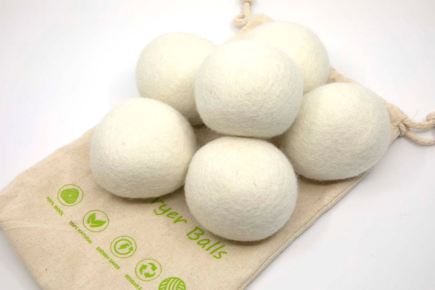 Wollen drogerballen – natuurlijke wasverzachter, sneller drogen & minder kreukels