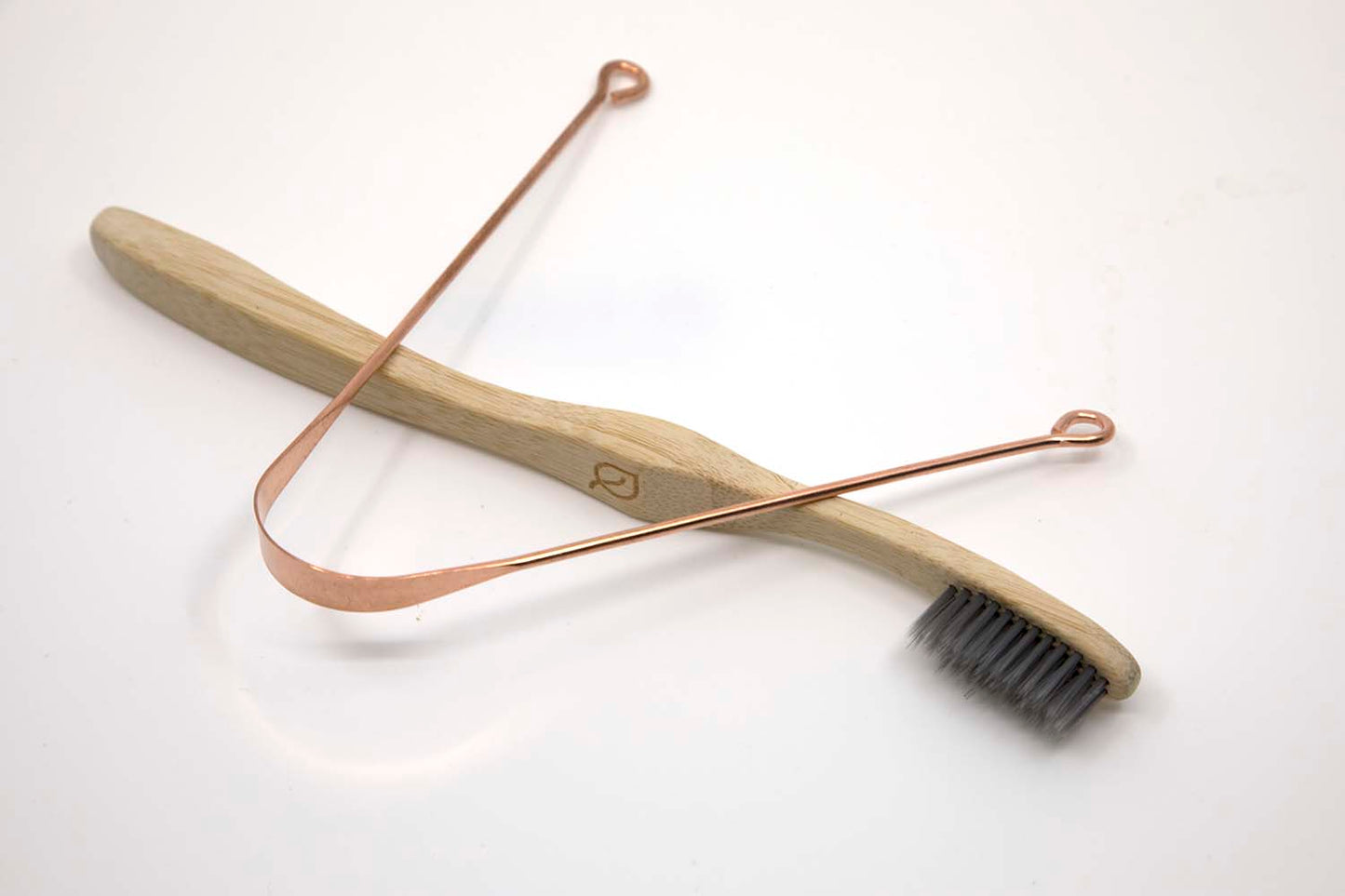 Koperen tongschraper