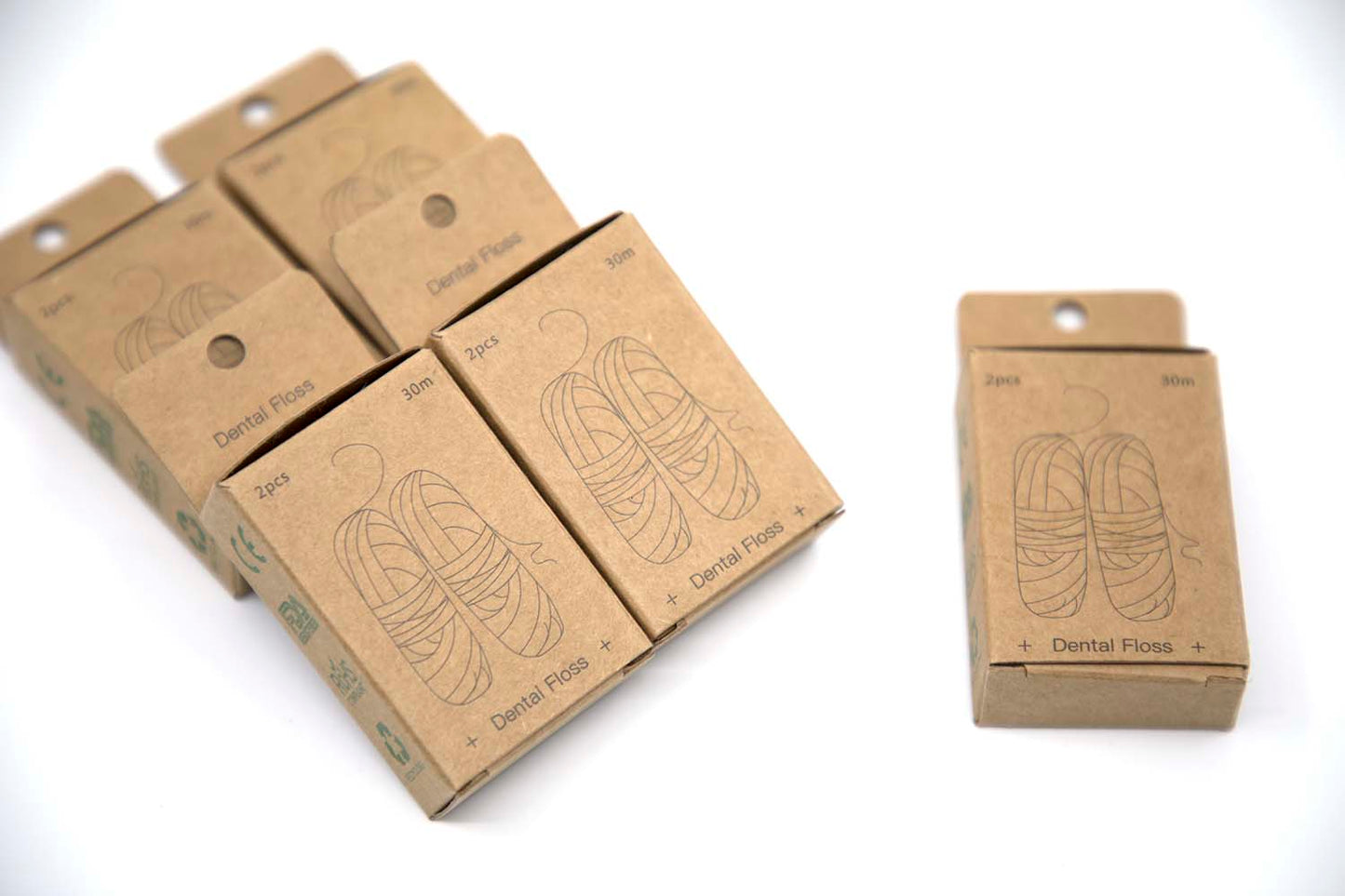 Natuurlijk flossdraad - navulling