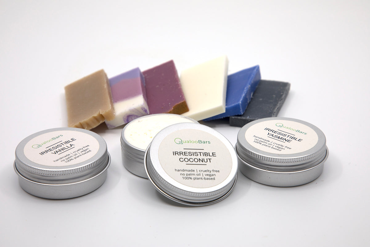 QualooBars testers II zeep en body butter Qualooba