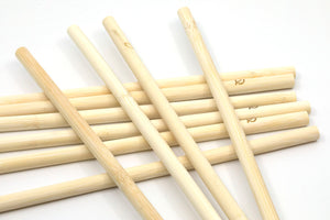Herbruikbare bamboe rietjes